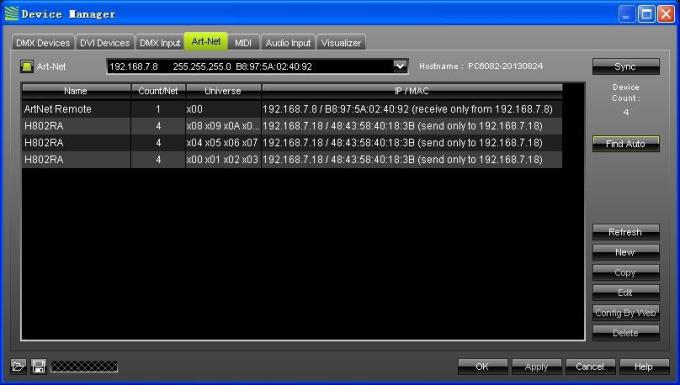 4096 pixels Salve DMX LED Controller H802RA 4 Ports Aluminum Alloy Material 11