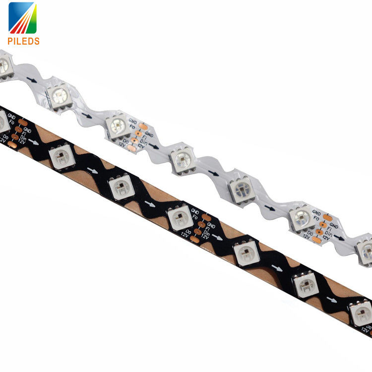 Zigzag S Shape Bendable WS2815 LED PIXEL RGB LED Strip Work With