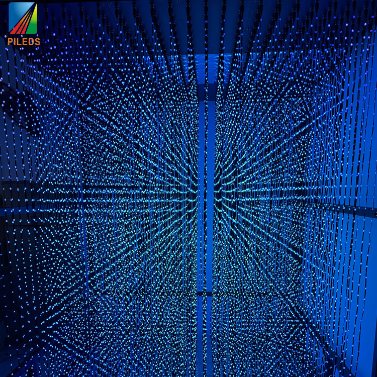 3D RGB LED Matrix Light ARTNET Controlled Display with Three ...